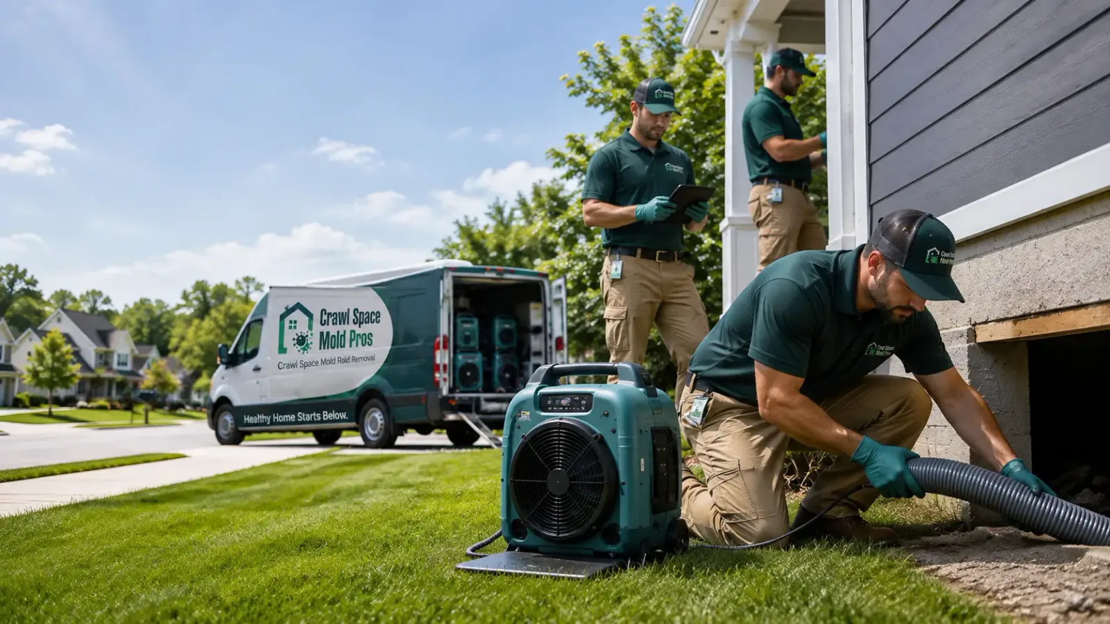 Crawl Space Mold Removal in Powell, OH
